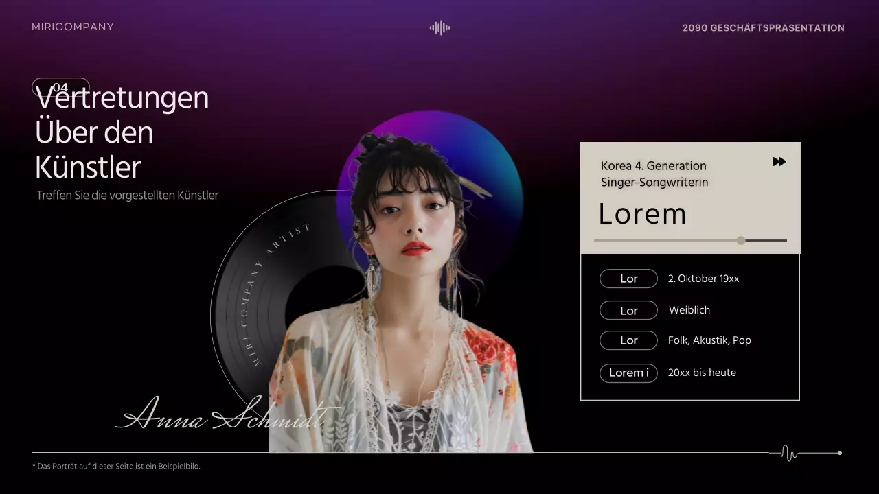 Black Modern Performance Aufruf zur Einreichung von Bewerbungen