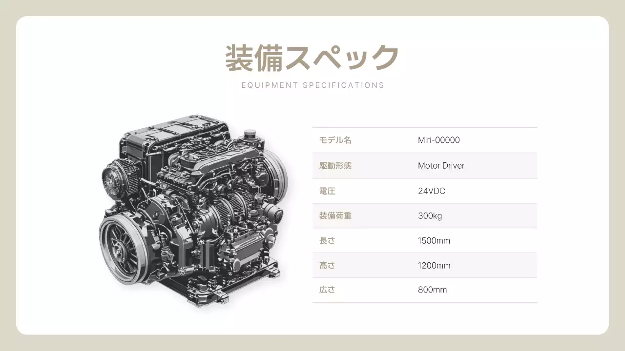 アイボリー シンプル 会社案内 プラン プレゼンテーション