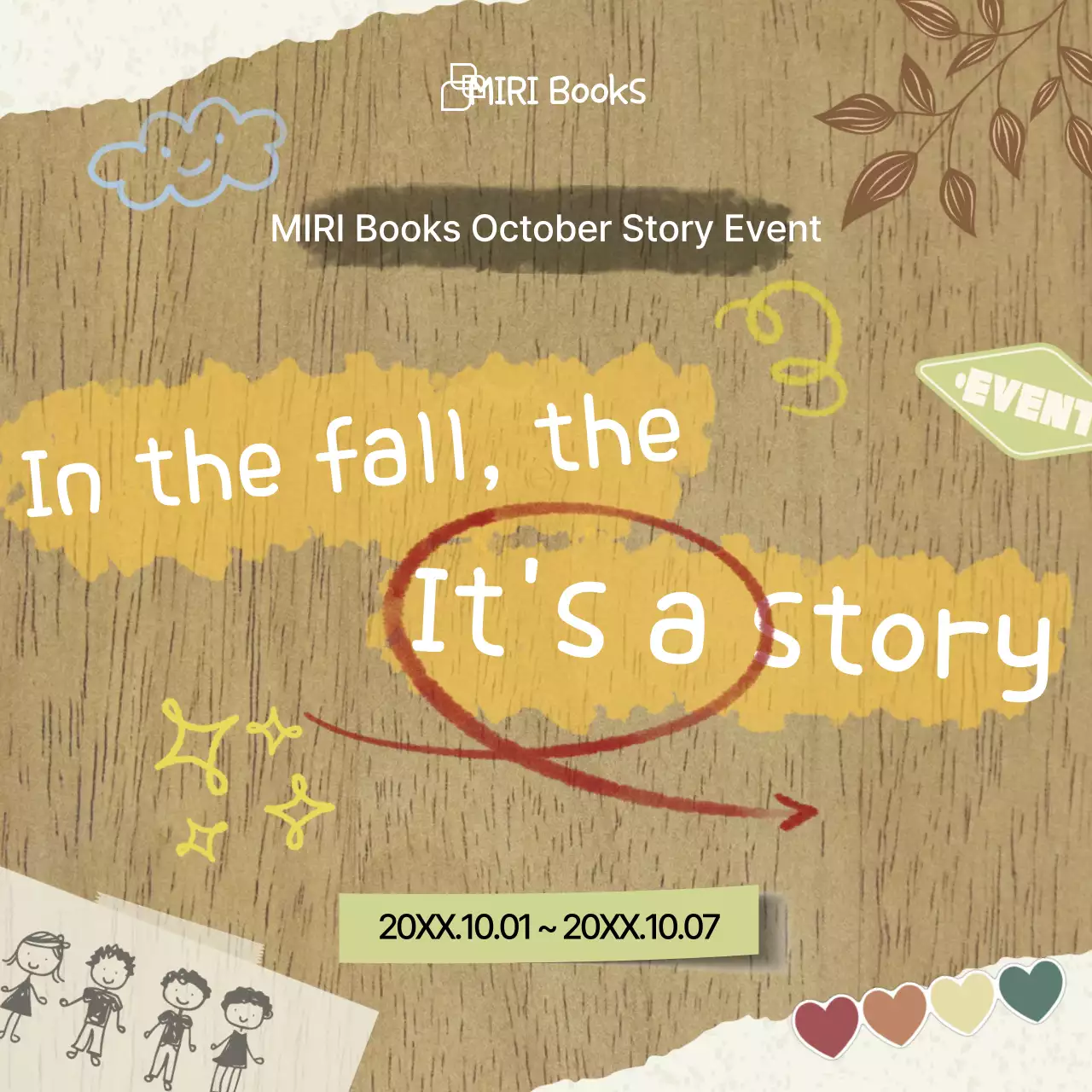 Beige Playful Story Event Instagram Carousel