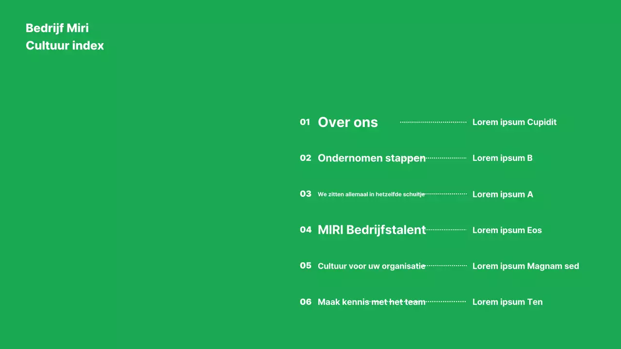 Promoot je groene eenvoudige merk