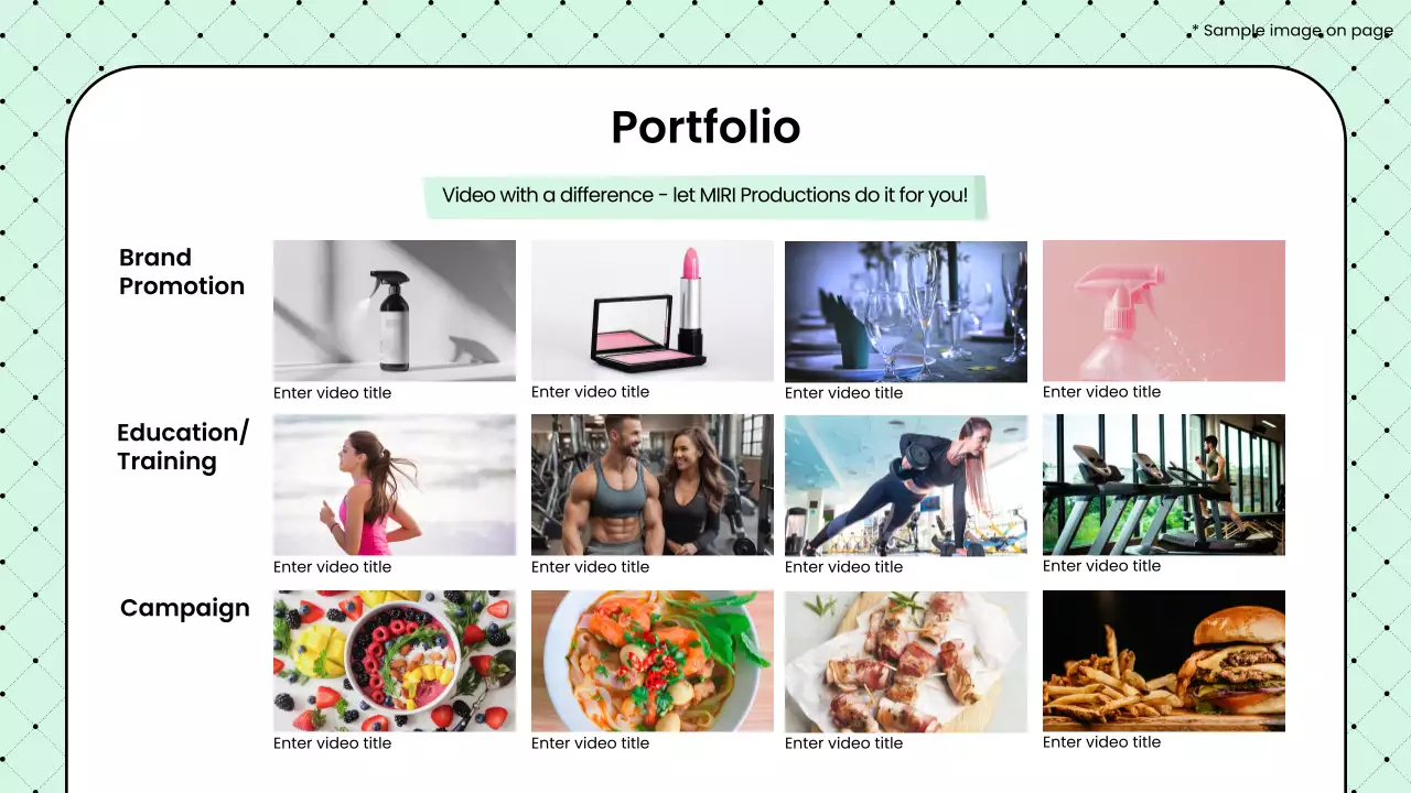 Mint Modern Video Promotion Presentation