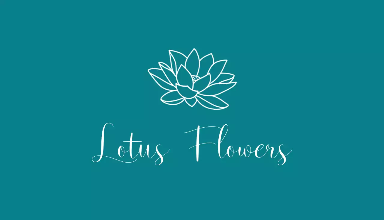 Teal Simple Business Card