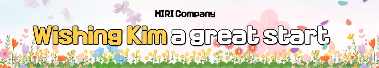 Banner de cartão de felicitações floral colorido