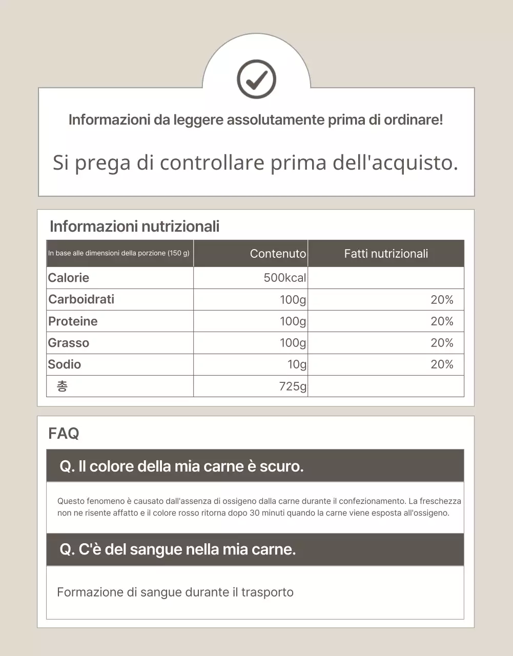 Beige e semplice per promuovere i prodotti zootecnici
