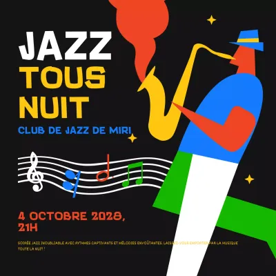 soirée jazz colorée et audacieuse