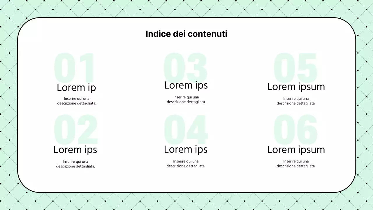 Proposta di società di produzione video semplice e color menta