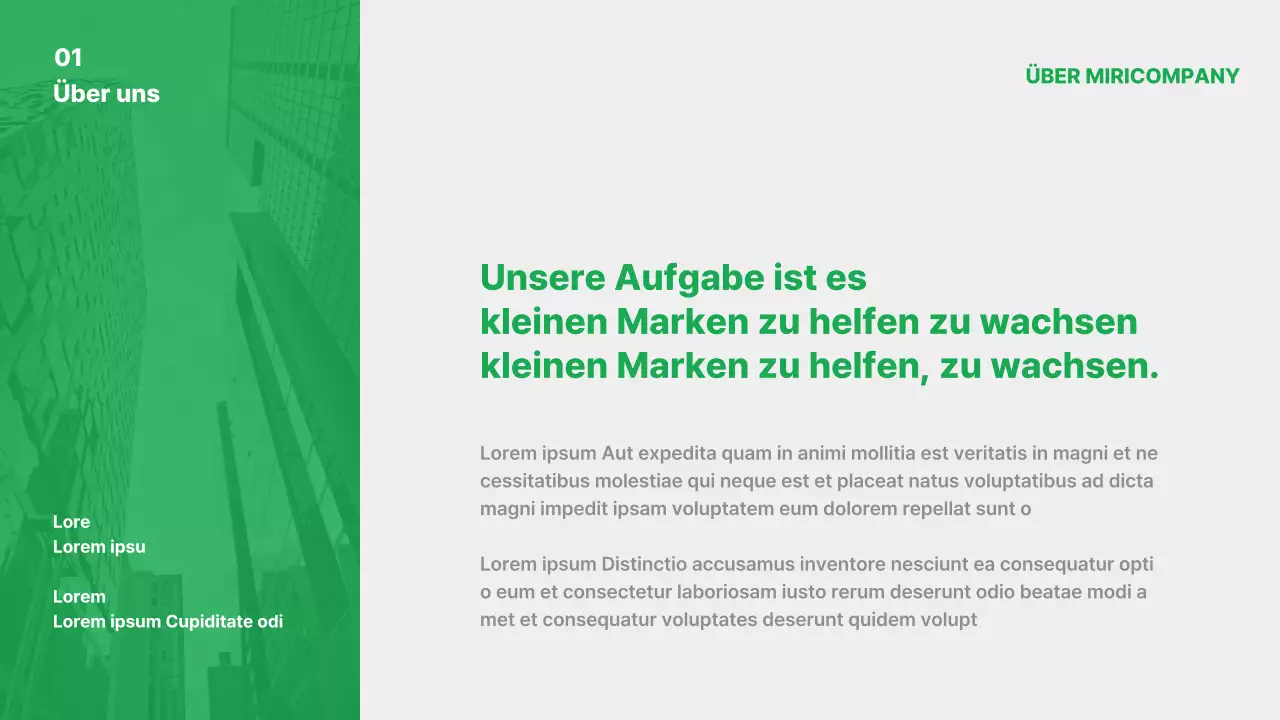 Fördern Sie Ihre grüne, einfache Marke