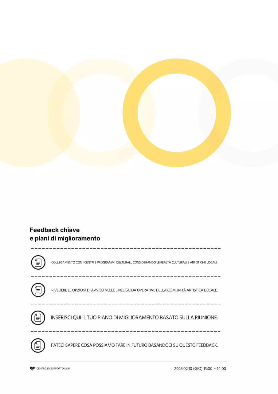 Fornire informazioni sul rapporto giallo semplice