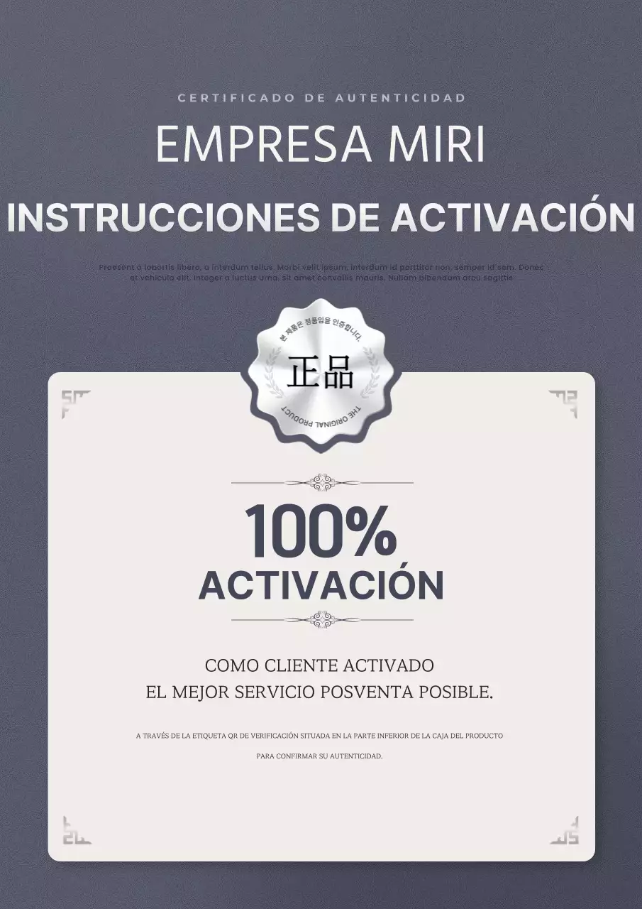 Guía de autenticación grey clean