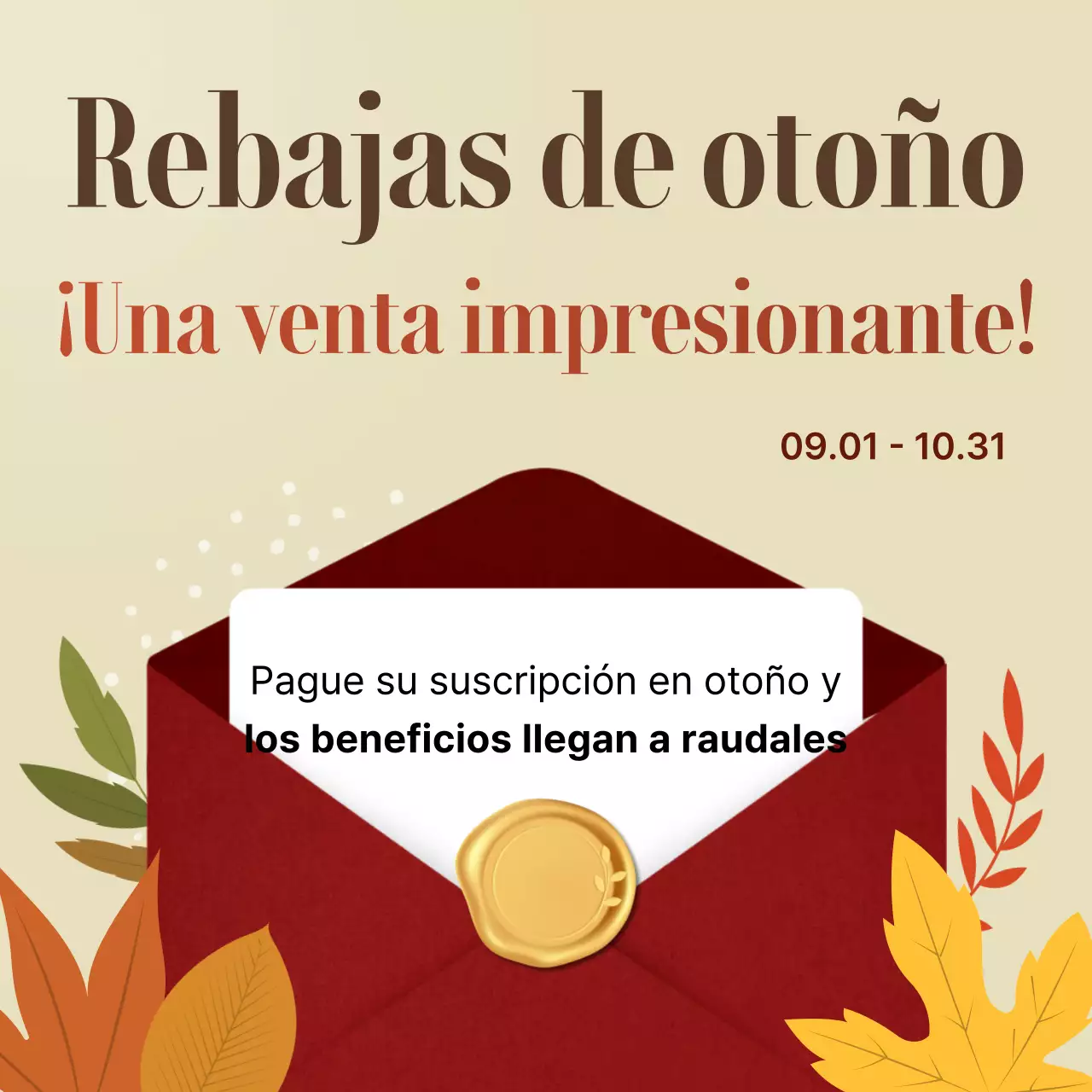 Promocionar los anuncios naranjas de época