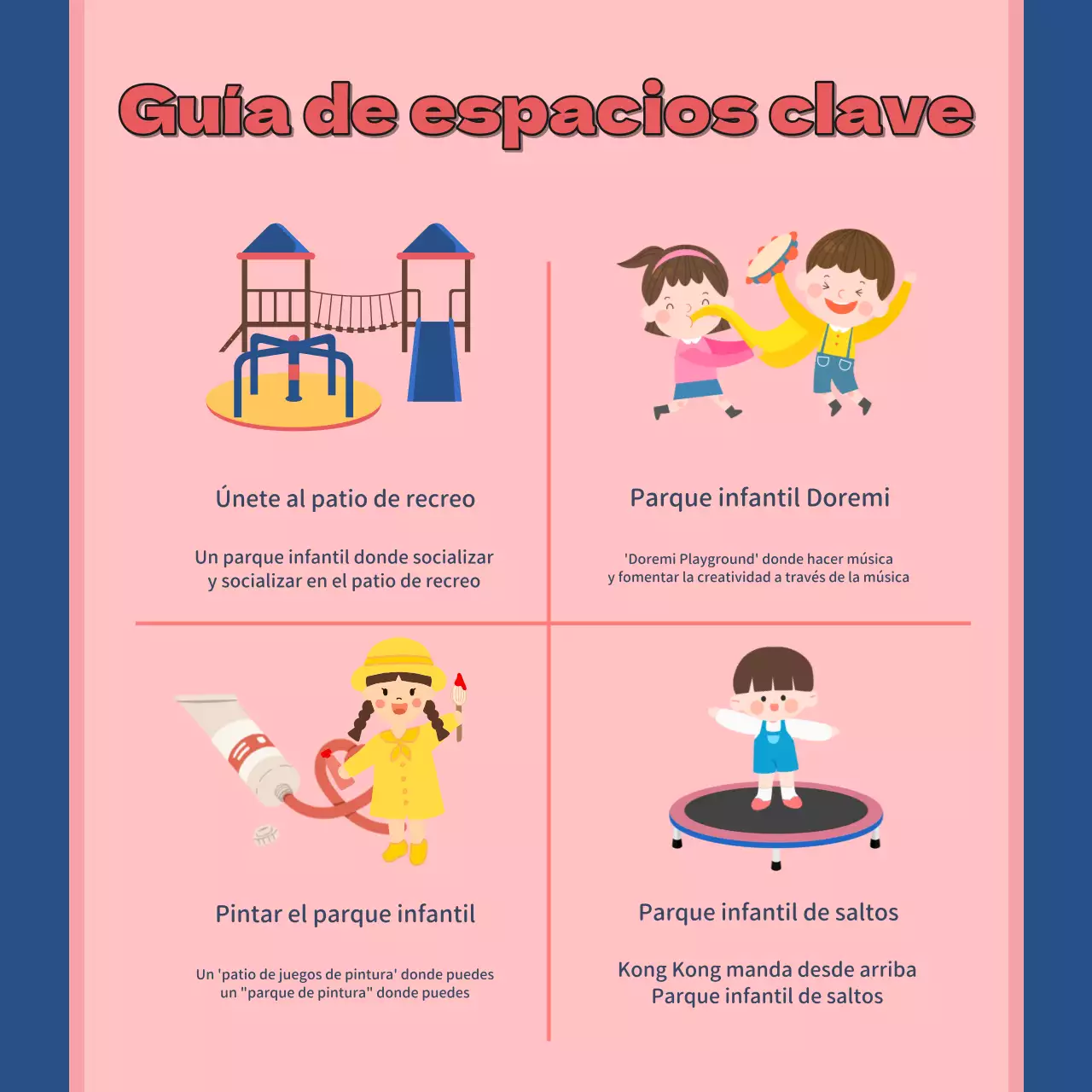 Promoción del acogedor café infantil Blue's