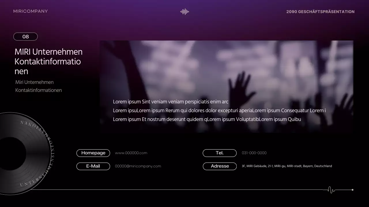 Black Modern Performance Aufruf zur Einreichung von Bewerbungen