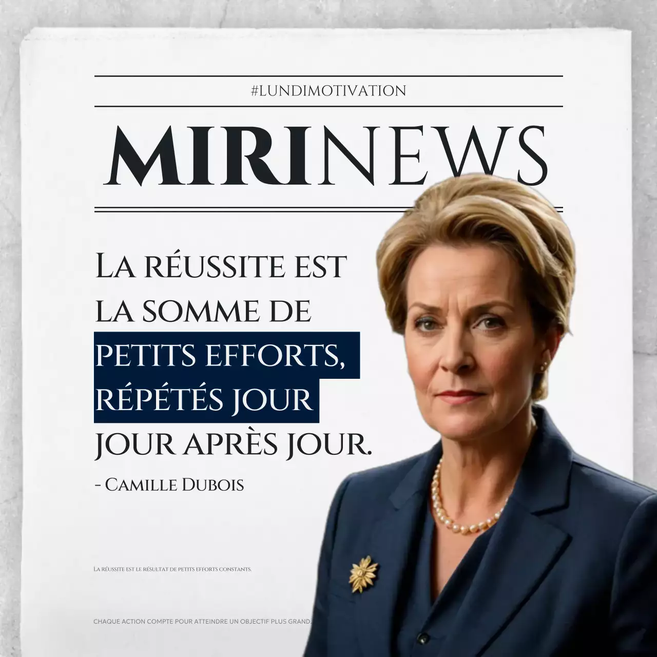 navy professional Inspiring phrases material