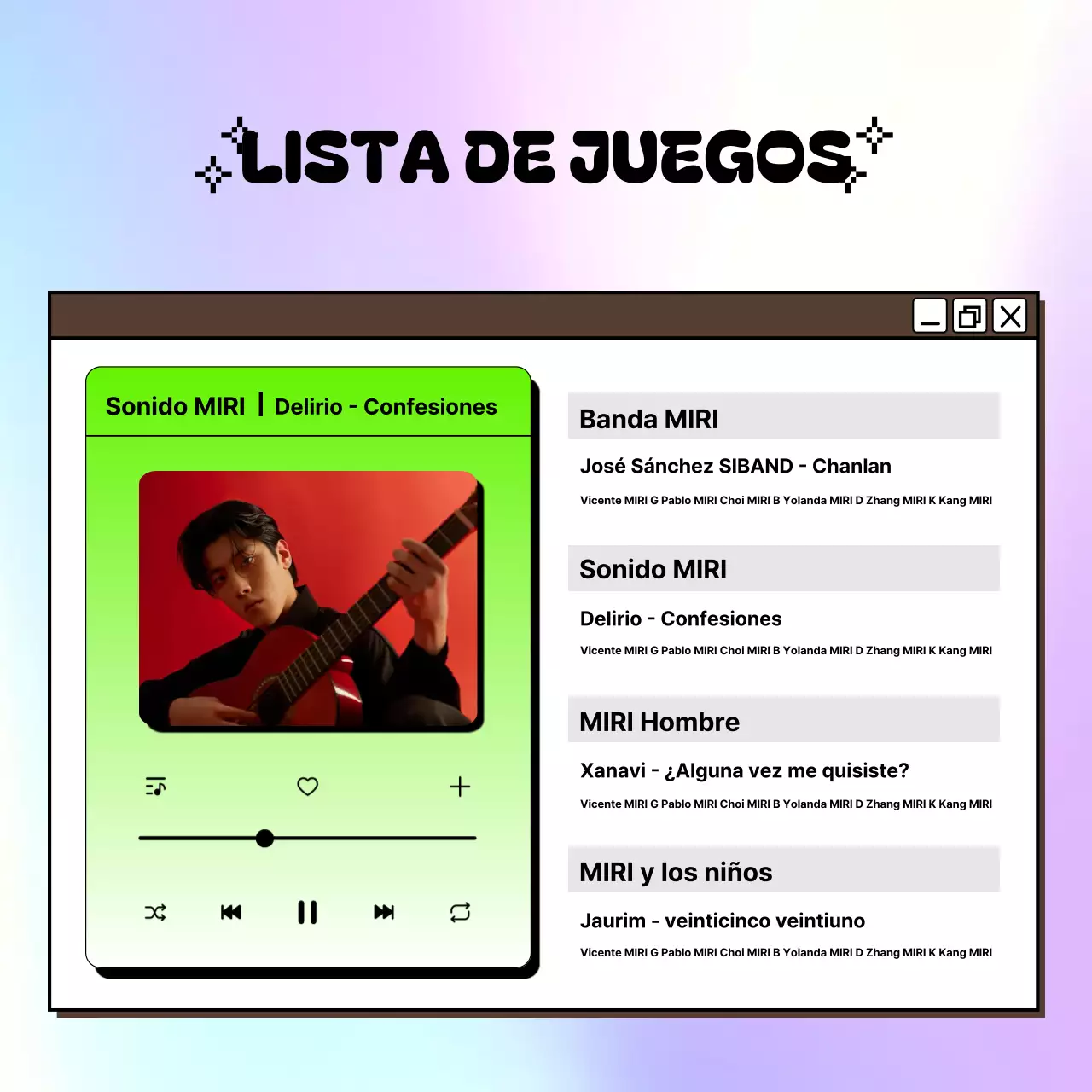 Guía de conciertos de Mauve Pop