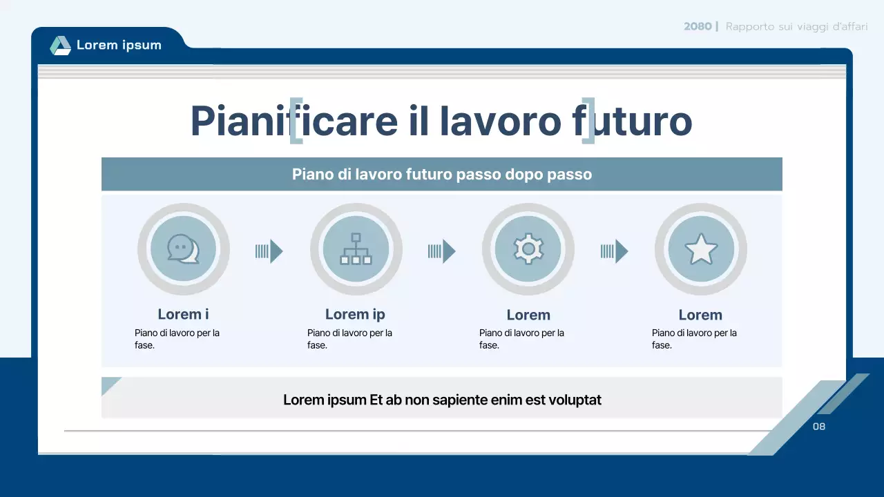 Contratto di viaggio pulito di colore azzurro