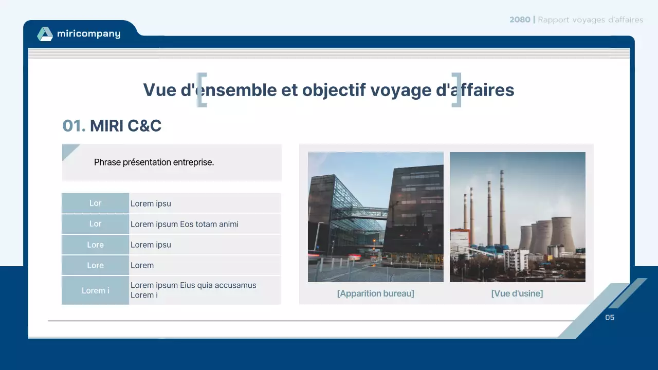 Contrat de rapport de voyage bleu clair et propre