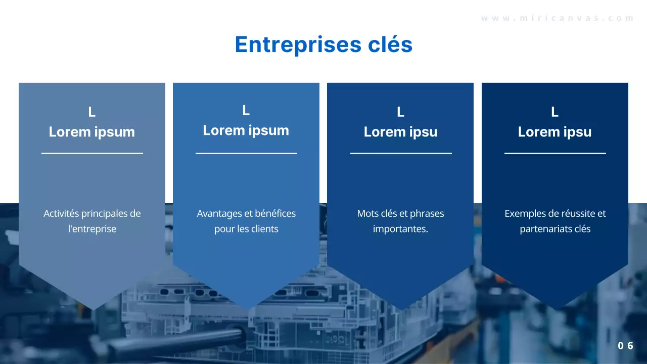 Promouvoir votre profil d'entreprise moderne et bleu