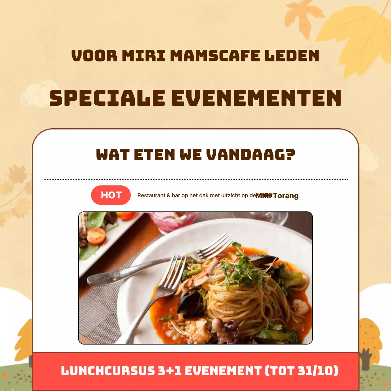 Beige Vintage Reclamegids