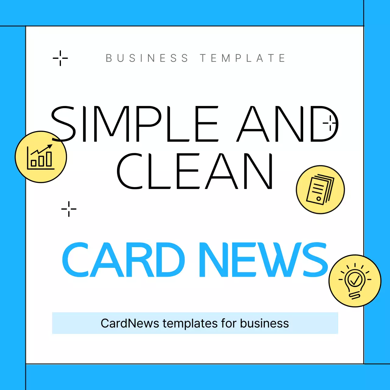 Modelo de negócio Blue Clean Instagram Carousel