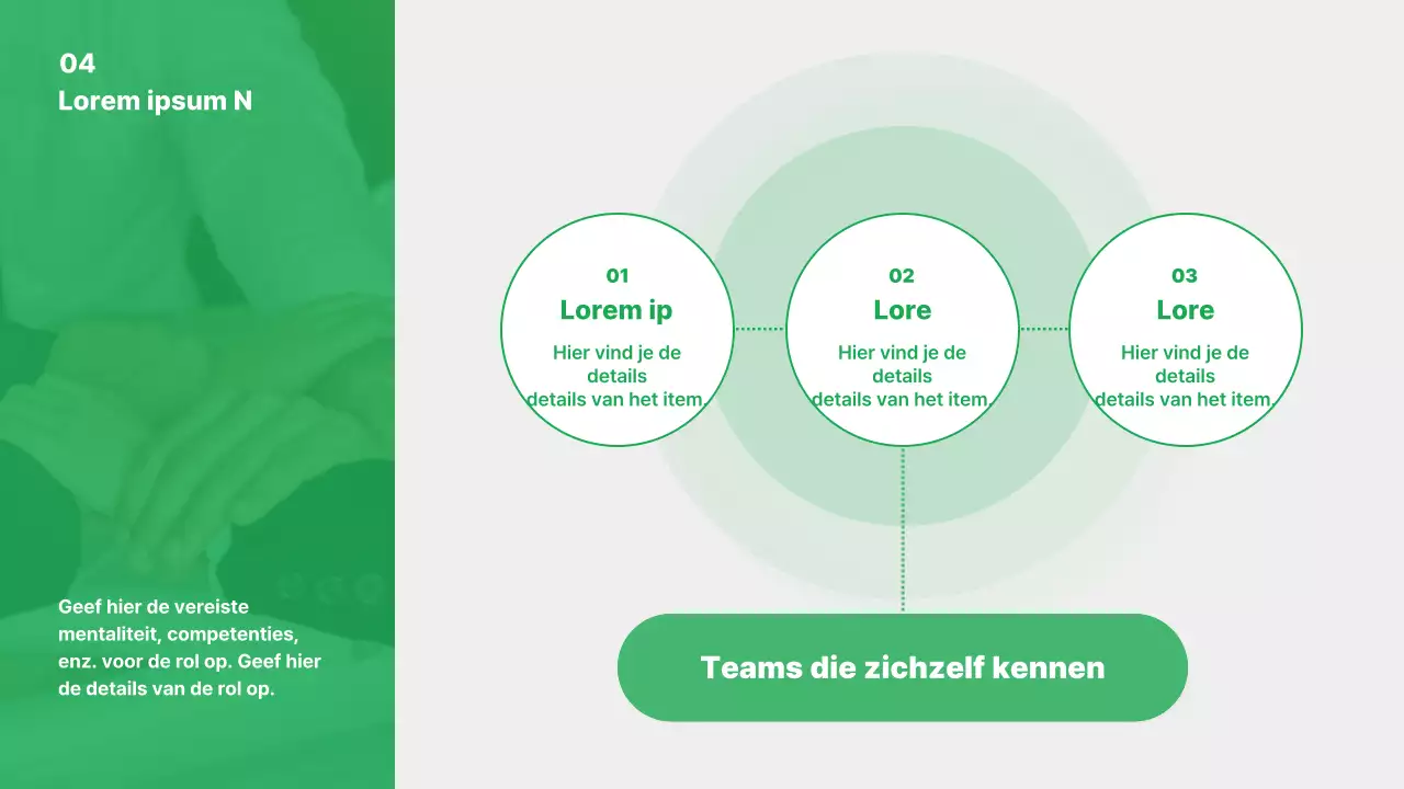 Promoot je groene eenvoudige merk