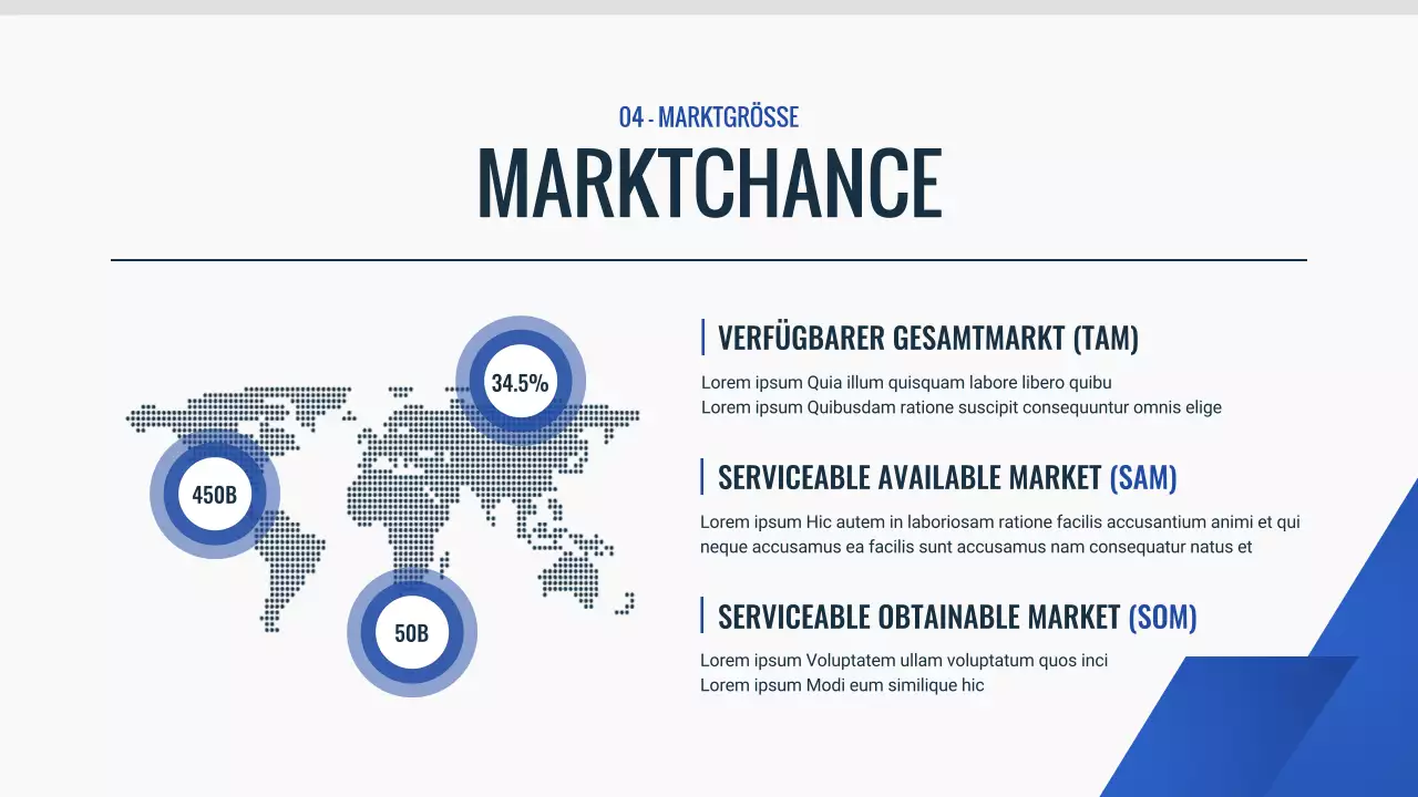 blue modern Pitch Deck Dokument
