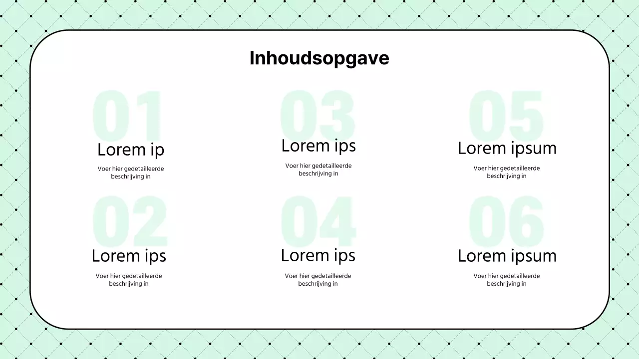 Eenvoudig, mintkleurig voorstel voor videoproductiebedrijf