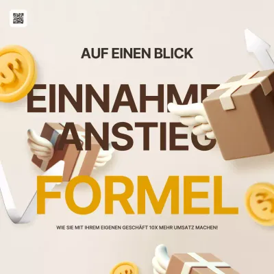 Beige einfache Verkaufsförderung