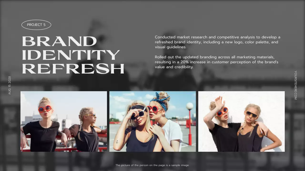 Grey Modern Portfolio Resume Presentation