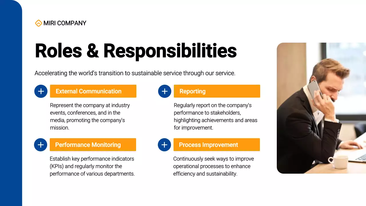 Blue Professional Onboarding Guide Presentation