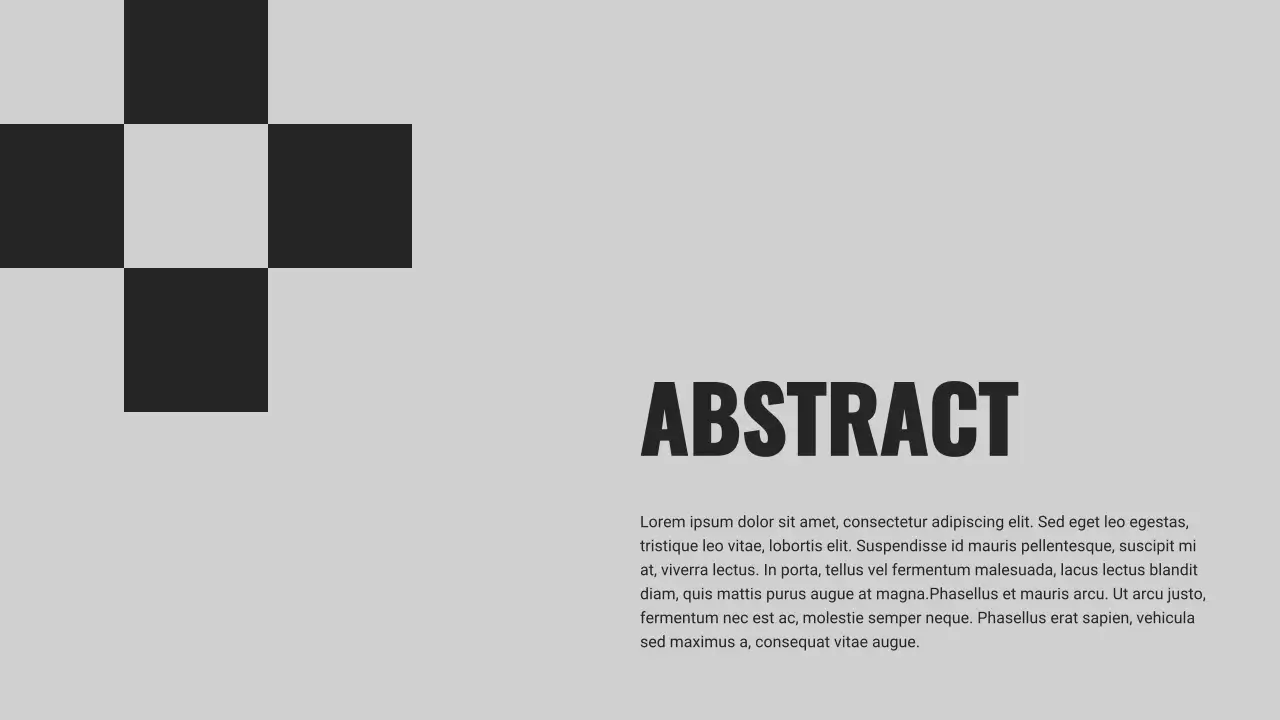 Bài thuyết trình dự án hiện đại màu đen