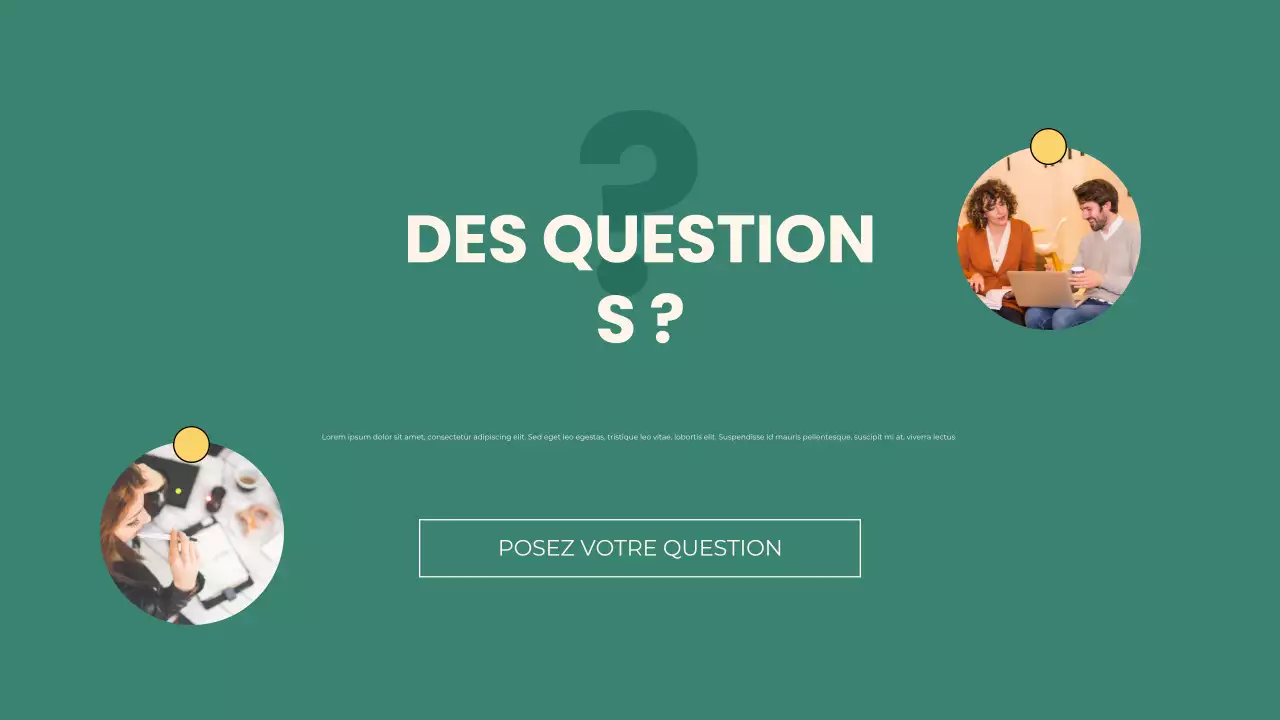 Présentation du projet du groupe Green Modern