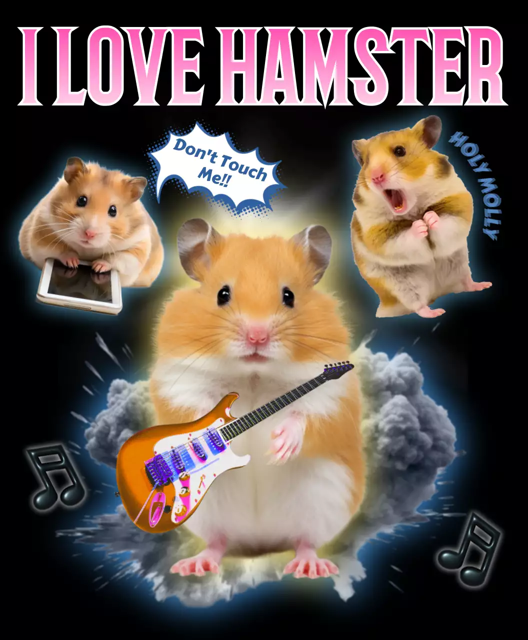 검정 재밌는 동물 패러디