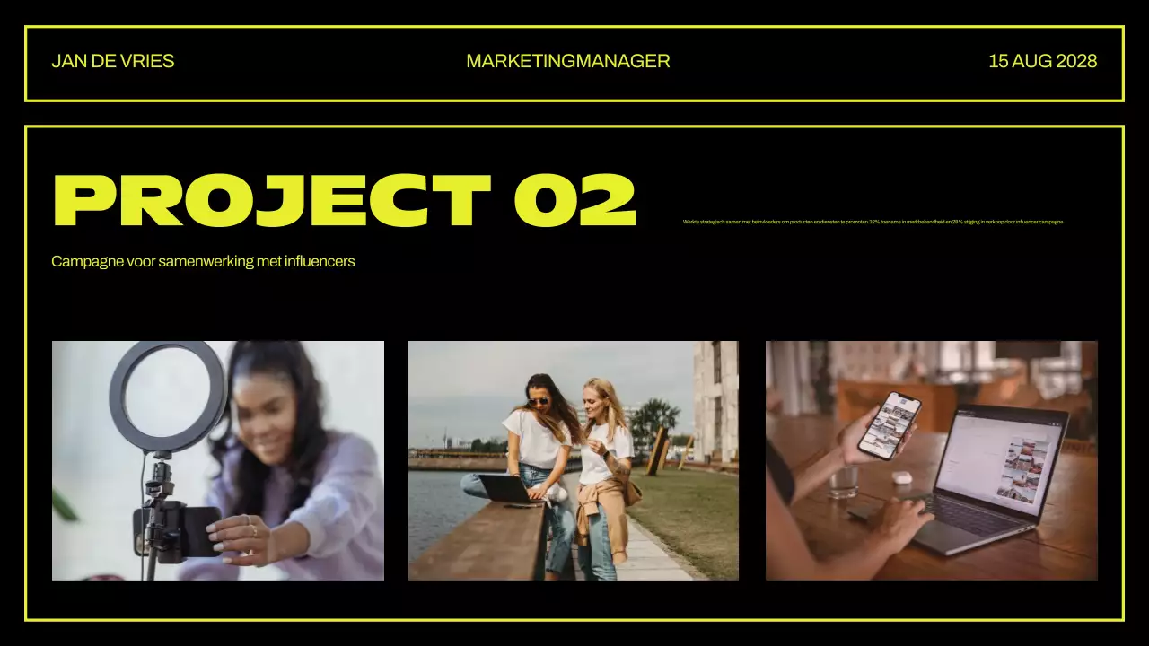 Presentatie creatief portfolio