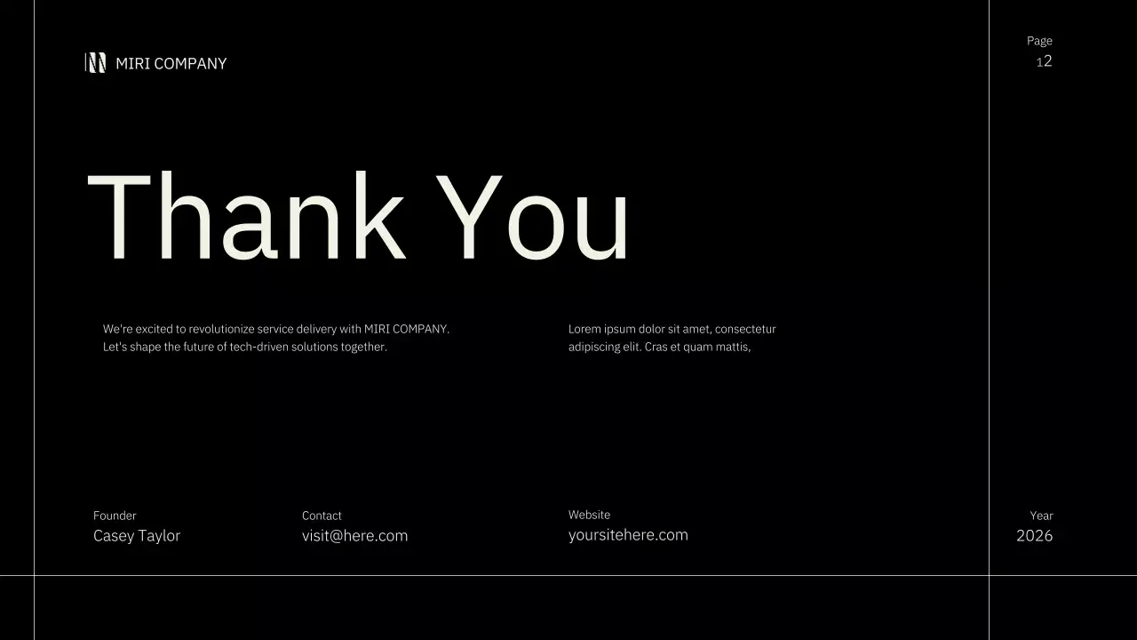 Brown Minimal Business Pitch Presentation