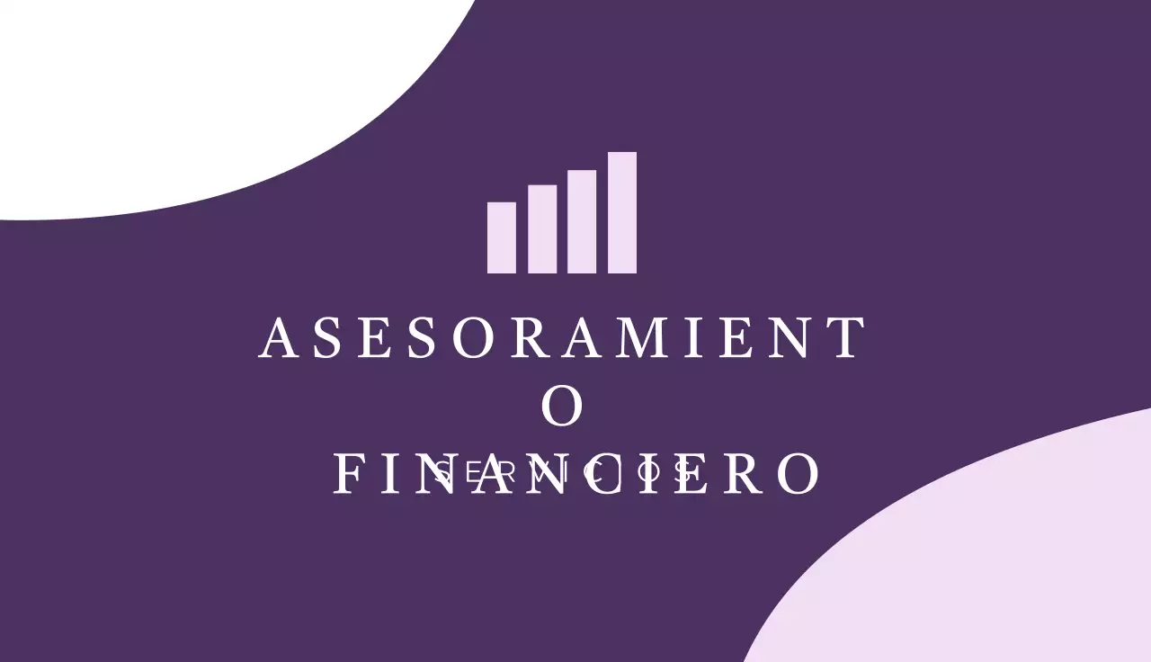 tarjeta de visita profesional morada