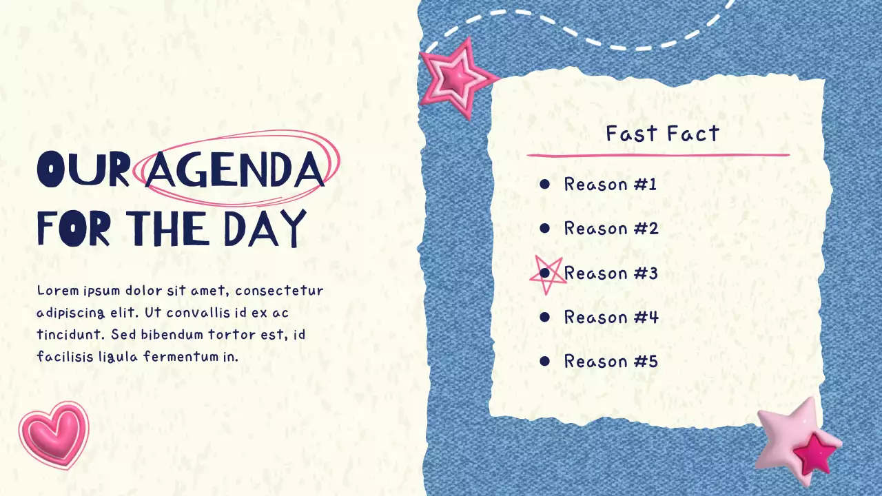 Blue Trendy Charm Guide Presentation