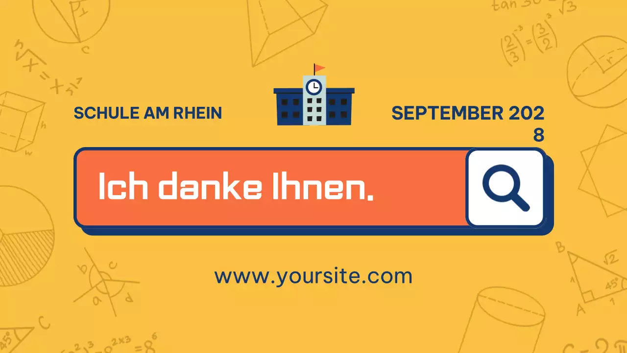 blue simple math class guide Präsentation