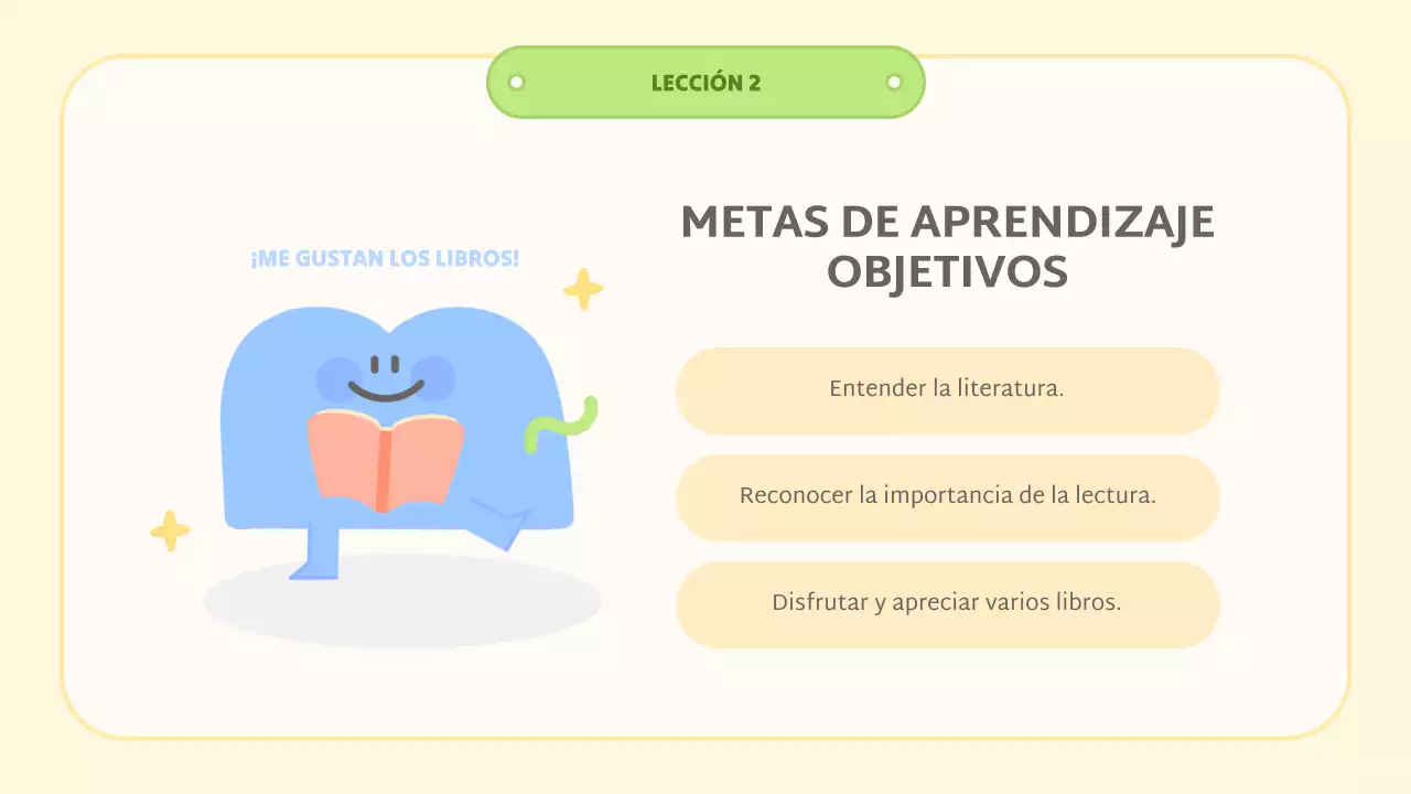 clase de literatura abstracta amarilla