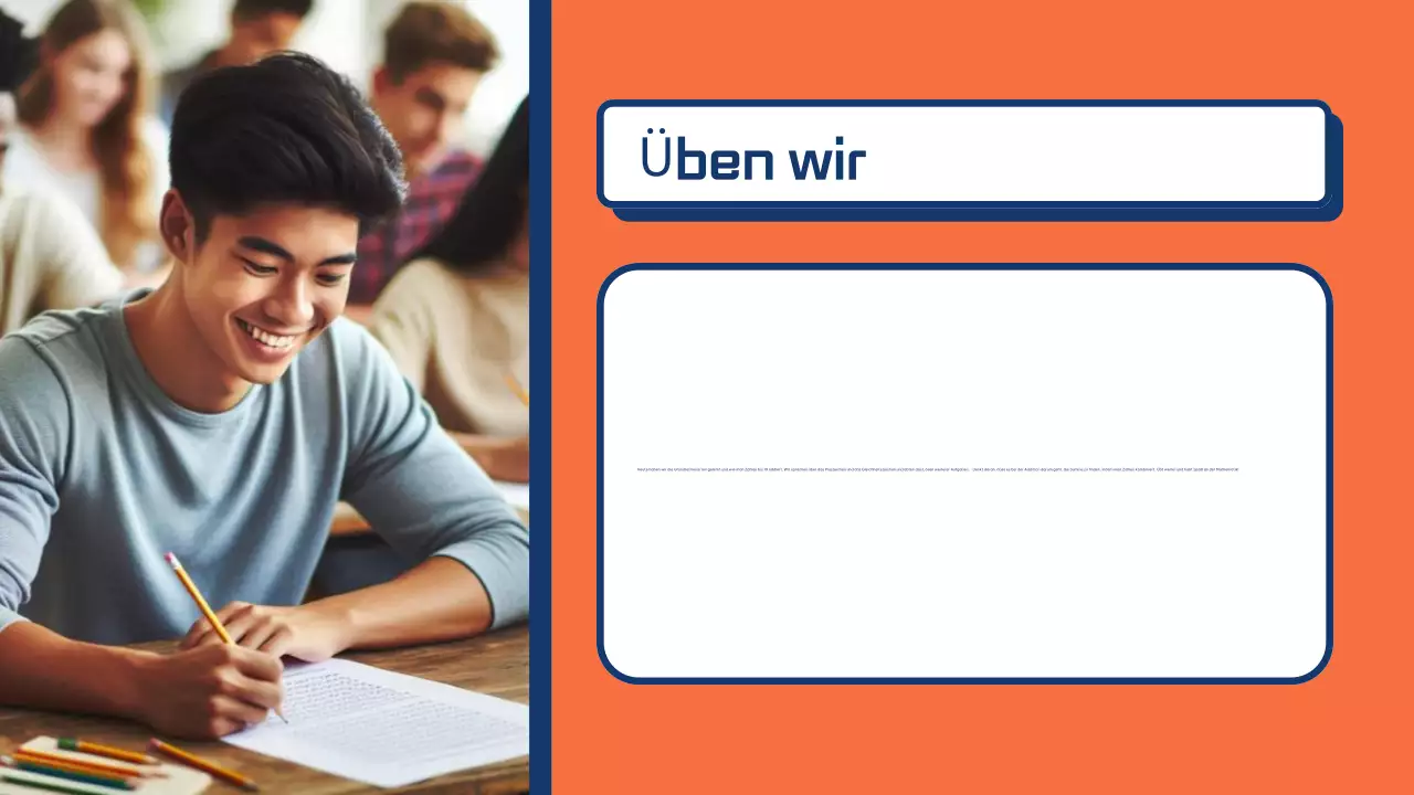 blue simple math class guide Präsentation