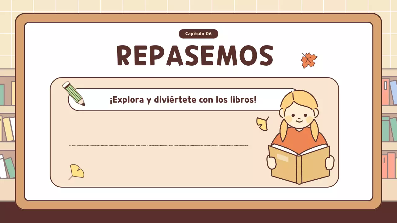 curso de literatura simple naranja