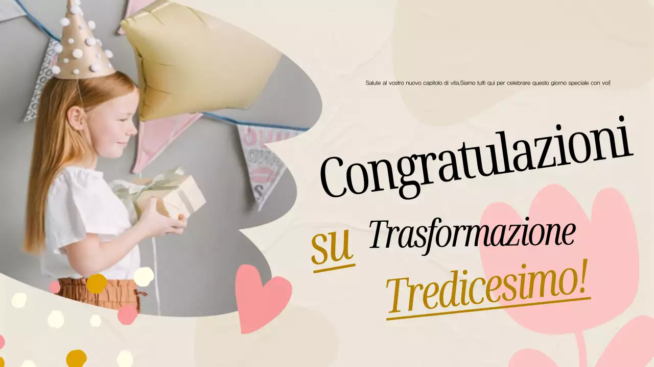 Biglietto di auguri minimal rosa e grigio