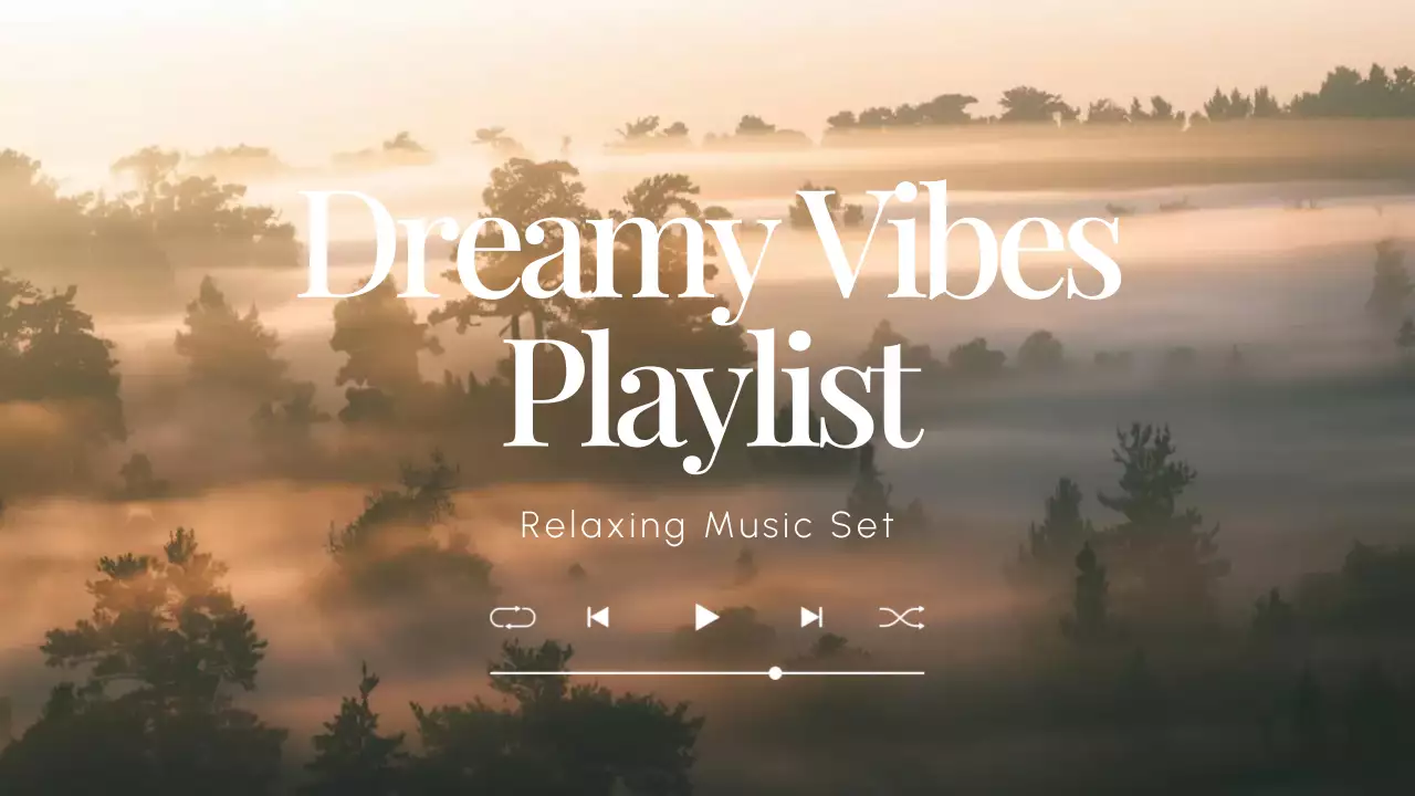 Beige Minimal Music Playlist YouTube Thumbnail