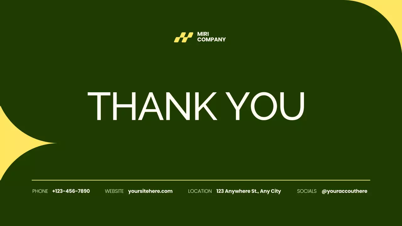 Green Modern Marketing Plan Presentation