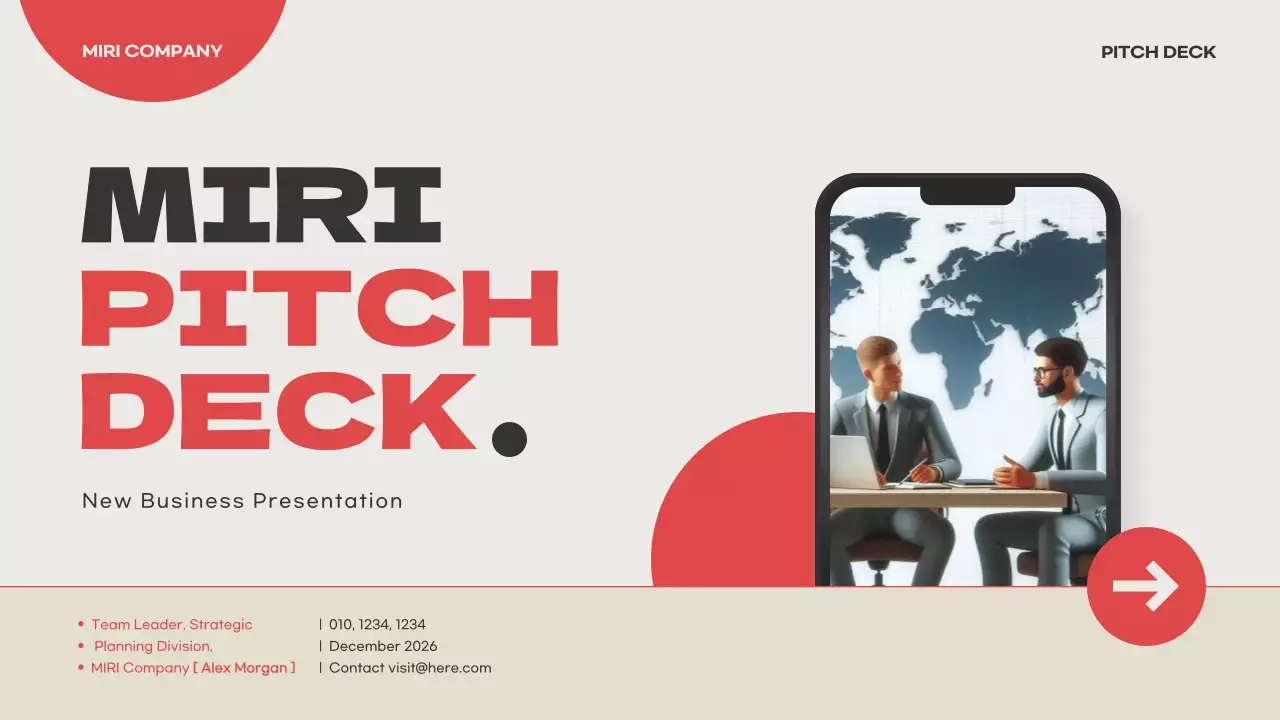 Red Modern Business Presentation