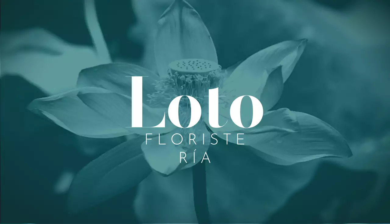 tarjeta de visita de floristería teal simple