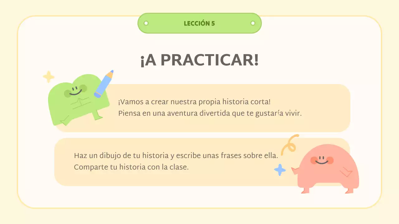 clase de literatura abstracta amarilla