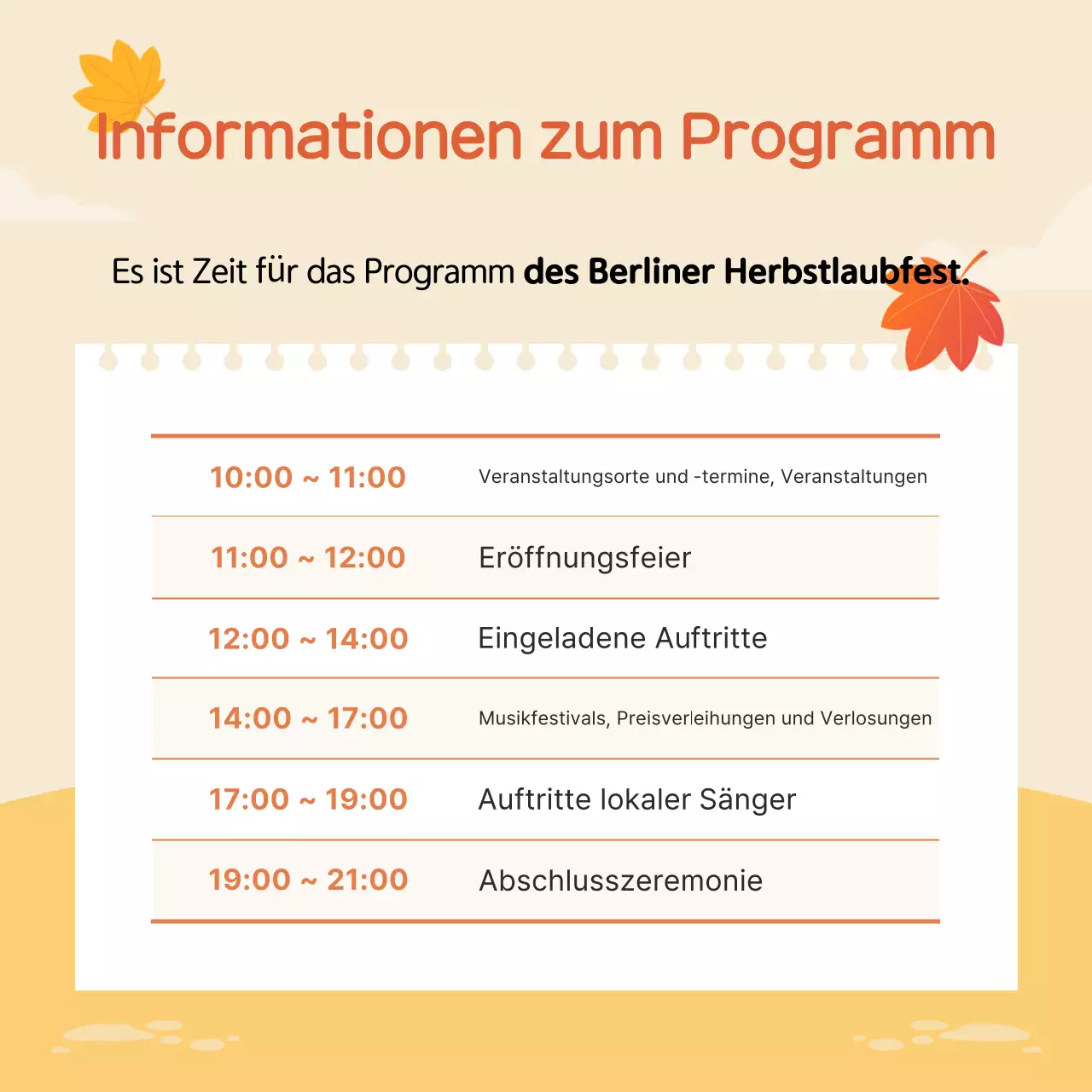 Leitfaden für das Beige Simple Festival