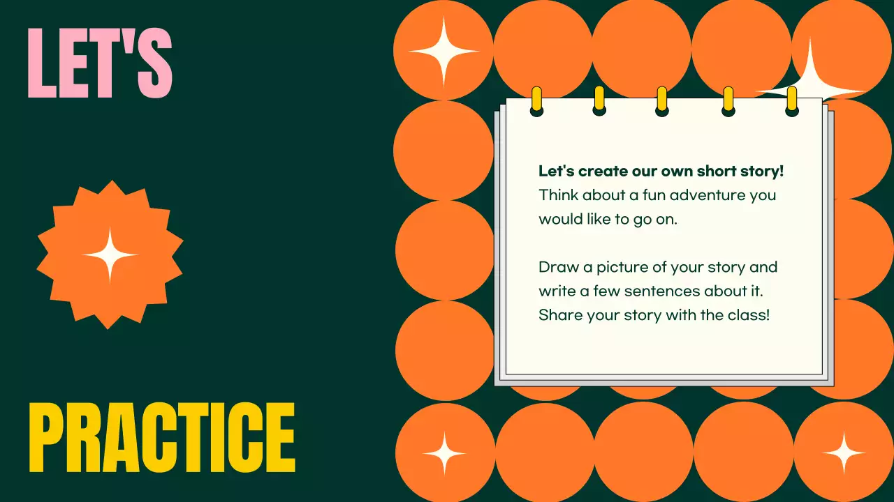 Orange Modern Literature Class Presentation