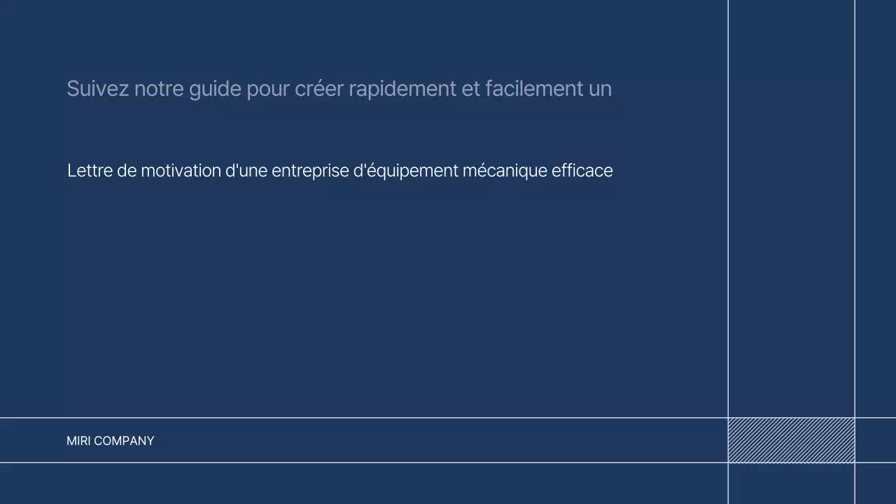 Promotion du profil de l'entreprise Blue Simple Manufacturing