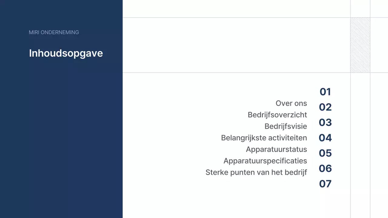 Blue Simple Manufacturing Bedrijfsprofiel Promotie